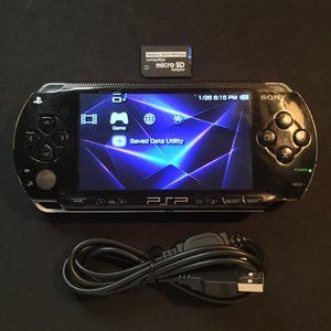 Sony PSP 1001 with Charger & Games Installed on 64GB Memory Stick